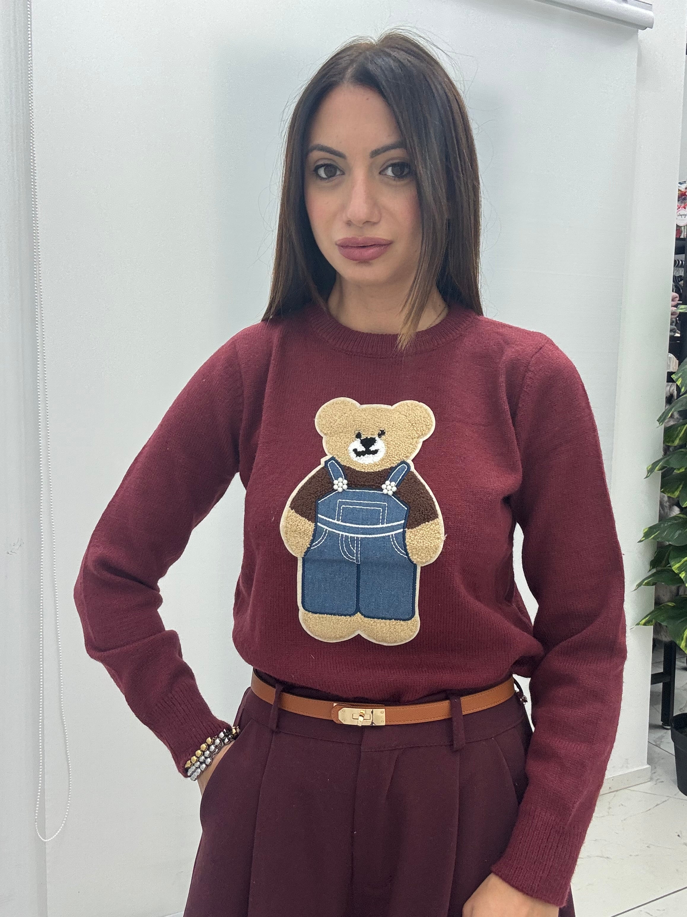Maglione Teddy Perle